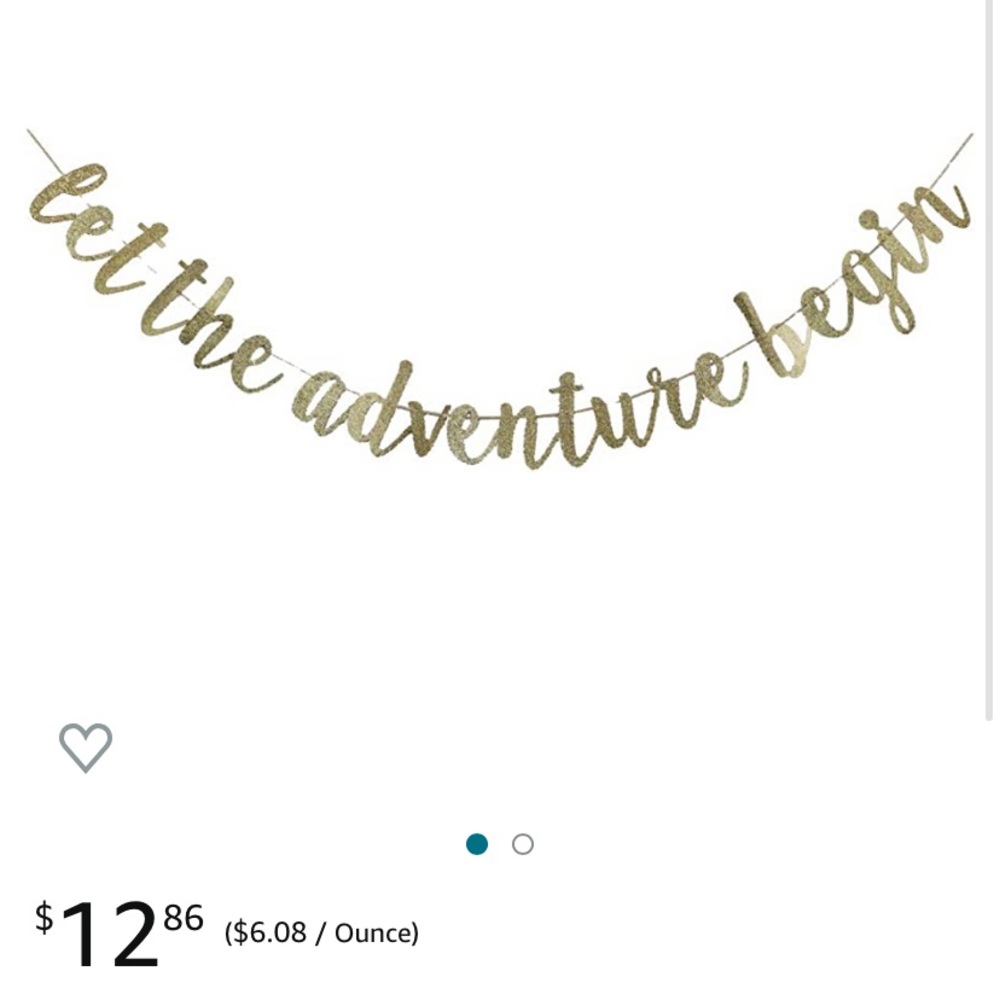 Party back drop and banner